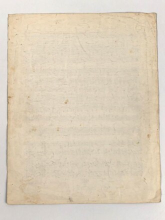 "Es blitzen die stählernen Schwingen" Nr. 2 der Adler-Lieder, 2 Seiten, stark gebraucht, unter DIN A3