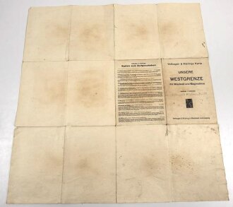 "Unsere Westgrenze mit Westwall und Maginotlinie" Altersspuren