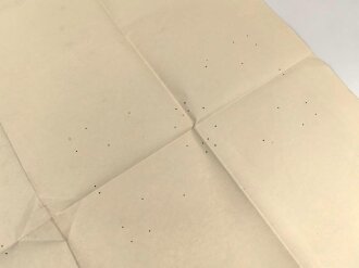 Landkarte "Stolp, Danzig, Bromberg Marienwerder" datiert 1914, viele kleine Löcher, Maße:97 x 85 cm