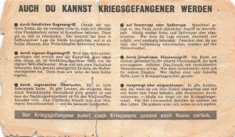 Alliiertes Flugblatt "Auch du kannst...