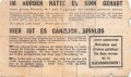 Alliiertes Flugblatt "Auch du kannst Kriegsgefangener werden" ZG 109, stark gebraucht, ca. DIN A5