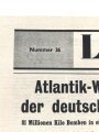 Großbritannien 2. Weltkrieg, "Luftpost - Atlantik-Wall: Zerstörung der deutschen Verkehrsader", G20, 11. Mai 1944, Nr. 36