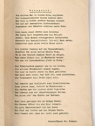 "Weihnachten bei der Feldkommandantur 722 St....