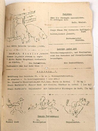 "Weihnachten bei der Feldkommandantur 722 St. Lo" gebraucht, DIN A4