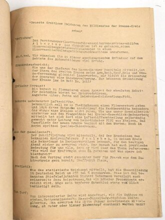 "NSKK Kameradschaftsabend Motorsturm 3/M62 am 4. Januar 1935" gebraucht, DIN A4