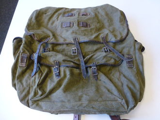 Rucksack für Gebirgsjäger Wehrmacht datiert 1942, stärker getragenes Stück