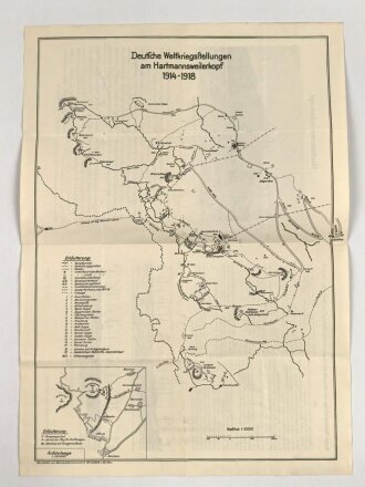 "Deutsche Weltkriegsstellung am Hartmannsweilerkopf...