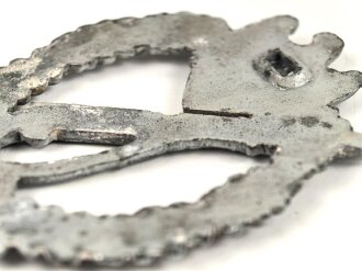 Infanteriesturmabzeichen in silber, Zink versilbert, Nadelsystem fehlt