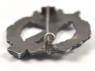 Infanteriesturmabzeichen in silber, Zink versilbert