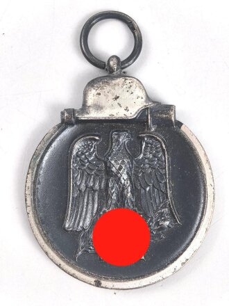 Medaille Winterschlacht im Osten, im Bandring markiert L15 für Friedrich Orth, Wien