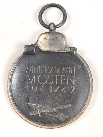 Medaille Winterschlacht im Osten, im Bandring markiert L15 für Friedrich Orth, Wien