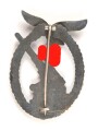 Flakkampfabzeichen der Luftwaffe. Buntmetall, Hersteller Brehmer Markneukirchen. Guter Zustand
