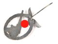Flakkampfabzeichen der Luftwaffe. Buntmetall, Hersteller Brehmer Markneukirchen. Guter Zustand