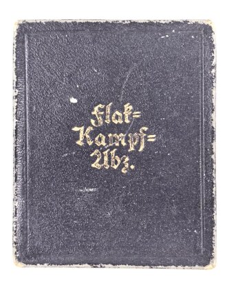 Flakkampfabzeichen der Luftwaffe. Zink, im Etui