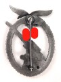 Flakkampfabzeichen der Luftwaffe. Zink, im Etui
