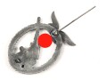 Flakkampfabzeichen der Luftwaffe. Zink, im Etui