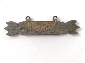 Luftwaffe, Anhänger für eine Frontflugspange " 300"  Zink geschwärzt und vergoldet