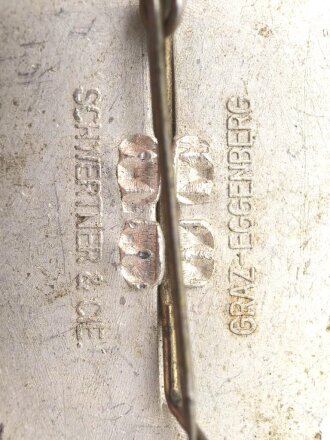 Deutschland nach 1945, Leichtmetallabzeichen " Ehemalige 3. Gebirgs Division Treffen  Graz 1957"