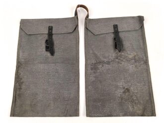 Wehrmacht, Beutel für Gewehrgranaten . Graue Ausführung datiert 1942, ungebrauchtes Stück mit leichten Lagerspuren