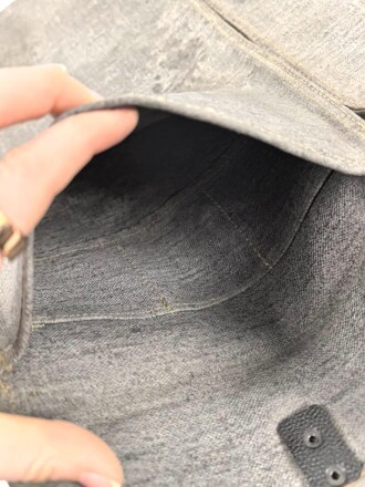 Wehrmacht, Beutel für Gewehrgranaten . Graue Ausführung datiert 1942, ungebrauchtes Stück mit leichten Lagerspuren