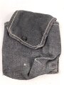 Blaue Webleinentasche Wehrmacht, für mich nicht zuzuordnen, Maße etwa 13 x 16 x 7cm