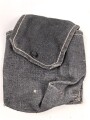 Blaue Webleinentasche Wehrmacht, für mich nicht zuzuordnen, Maße etwqa 13 x 16 x 7cm