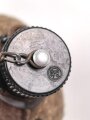 Feldflasche für eine Helferin der Wehrmacht. Sehr guter Zustand , am Hals ESB 43 gestempelt.