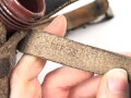 Feldflasche Wehrmacht , Hersteller EEF43, der untere Riemenbeschlag fehlt
