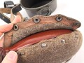 Feldflasche Wehrmacht , Hersteller EEF43, der untere Riemenbeschlag fehlt