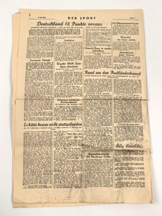 " 8 Uhr Blatt" Die große illustruierte Abendzeitung Süddeutschlands. 4. August 1940