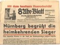 " 8 Uhr Blatt" Die große illustruierte Abendzeitung Süddeutschlands. 4. August 1940