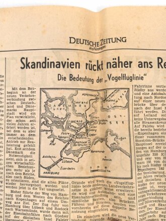 "Deutsche Zeitung in Norwegen - England und USA geben Sowjets auf" 20. September 1941, 10 Seiten