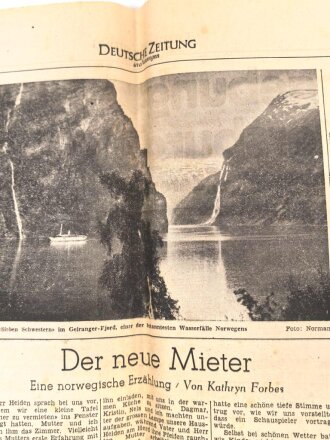 "Deutsche Zeitung in Norwegen - England und USA geben Sowjets auf" 20. September 1941, 10 Seiten