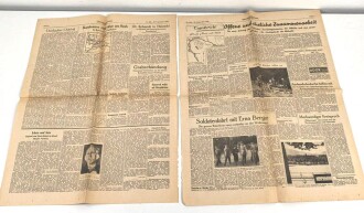 "Deutsche Zeitung in Norwegen - England und USA geben Sowjets auf" 20. September 1941, nicht vollständig 4 Seiten