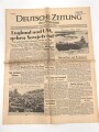 "Deutsche Zeitung in Norwegen - England und USA geben Sowjets auf" 20. September 1941, nicht vollständig 4 Seiten