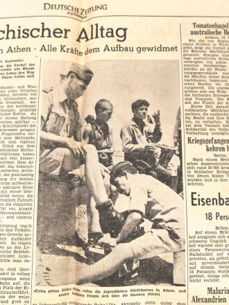 "Deutsche Zeitung in Norwegen - England und USA geben Sowjets auf" 20. September 1941, 10 Seiten