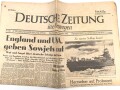 "Deutsche Zeitung in Norwegen - England und USA geben Sowjets auf" 20. September 1941, 10 Seiten