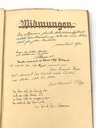 Arbeitgau XXI Niederrhein, "Meine Arbeitsdienstzeit" gebraucht, ca. DIN A3, wenige Fotos