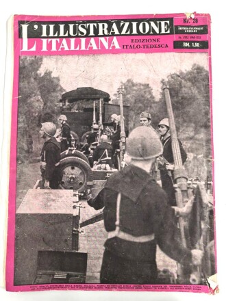 "Lillustrazione Italiana" Nr. 28 - 14. Juli 1943, Deutsch/italienische Ausgabe