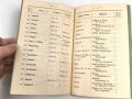 "Mitgliederliste des Vereins der Offiziere des ehemailgen Lauenburgischen Jäger-Btls Nr. 9", datiert 1924, ca. DIN A5