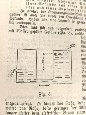 Kaiserliche Marine "Elektrotechnik - Leitfaden für die Divisionsschule der Werftdivisionen", datiert 1908, über DIN A5