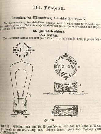 Kaiserliche Marine "Elektrotechnik - Leitfaden für die Divisionsschule der Werftdivisionen", datiert 1908, über DIN A5