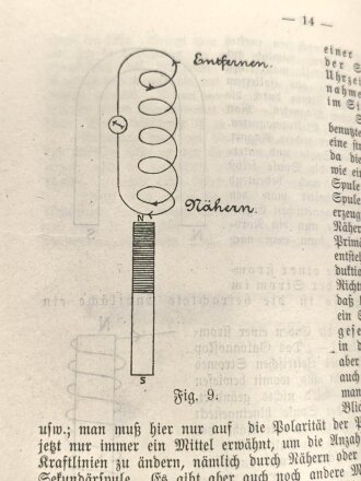 Kaiserliche Marine "Elektrotechnik - Leitfaden für die Divisionsschule der Werftdivisionen", datiert 1908, über DIN A5