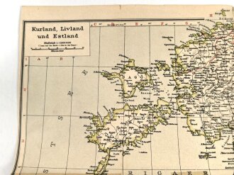 Landkarte"Ostpreußen und Litauen" Maße: 51 x 40 cm