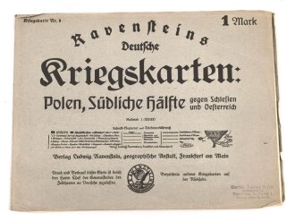 1.Weltkrieg "Ravensteins Deutsche Kriegskarten:...