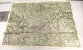 1.Weltkrieg "Ravensteins Deutsche Kriegskarten: Polen. südliche Hälfte gegen Schlesien und Österreich" Maße: 110 x 82 cm