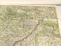 1.Weltkrieg "Ravensteins Deutsche Kriegskarten: Polen. südliche Hälfte gegen Schlesien und Österreich" Maße: 110 x 82 cm