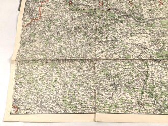 1.Weltkrieg"Ravensteins Deutsche Kriegskarten: Polen. nördliche Hälfte gegen Polen und Westpreußen" Maße: 110 x 81 cm