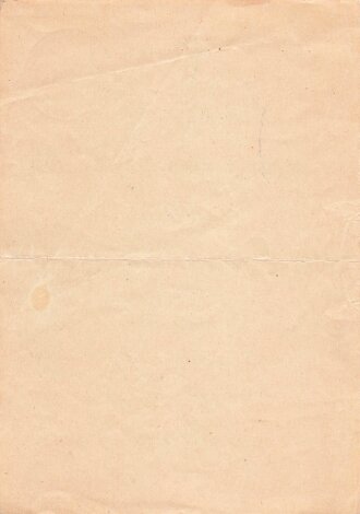 Besitzzeugnis eines Obergefreiten der Heeresgruppe Afrika...