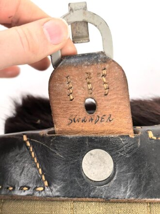 Tornister Wehrmacht, getragenes Stück in gutem Gesamtzustand, datiert 1940